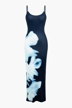 Floral Print Slip Maxi Dress