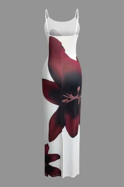 Floral Print Slip Maxi Dress