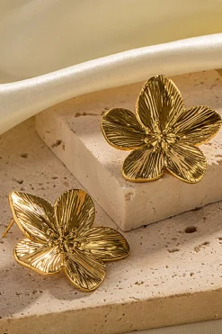 Flower Design Earring