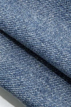 Frayed Destroyed Denim Shorts
