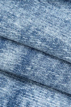 Frayed Hem Wide Leg Denim Shorts