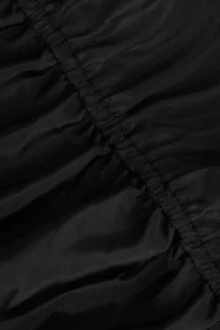 Gathered Drawstring Wide Leg Cargo Pants