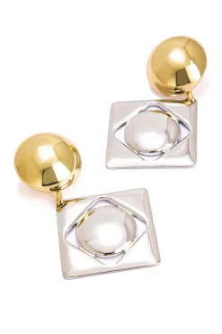Geometric Design Earrings