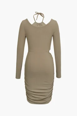 Halter Neck Mini Dress