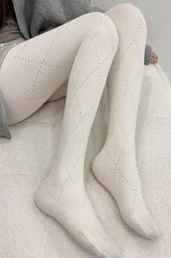 Hollow Diamond Pattern Tight