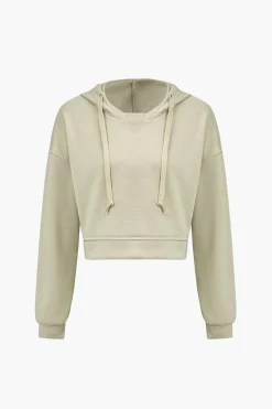 Hooded And Slit Mini Skirt Set
