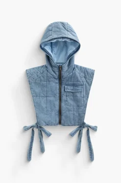 Hooded Tie Vest