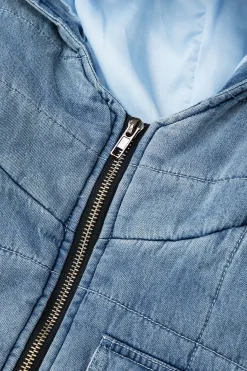 Hooded Tie Vest