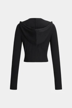 Hooded Zipper Long Sleeve Top And Trousers Set