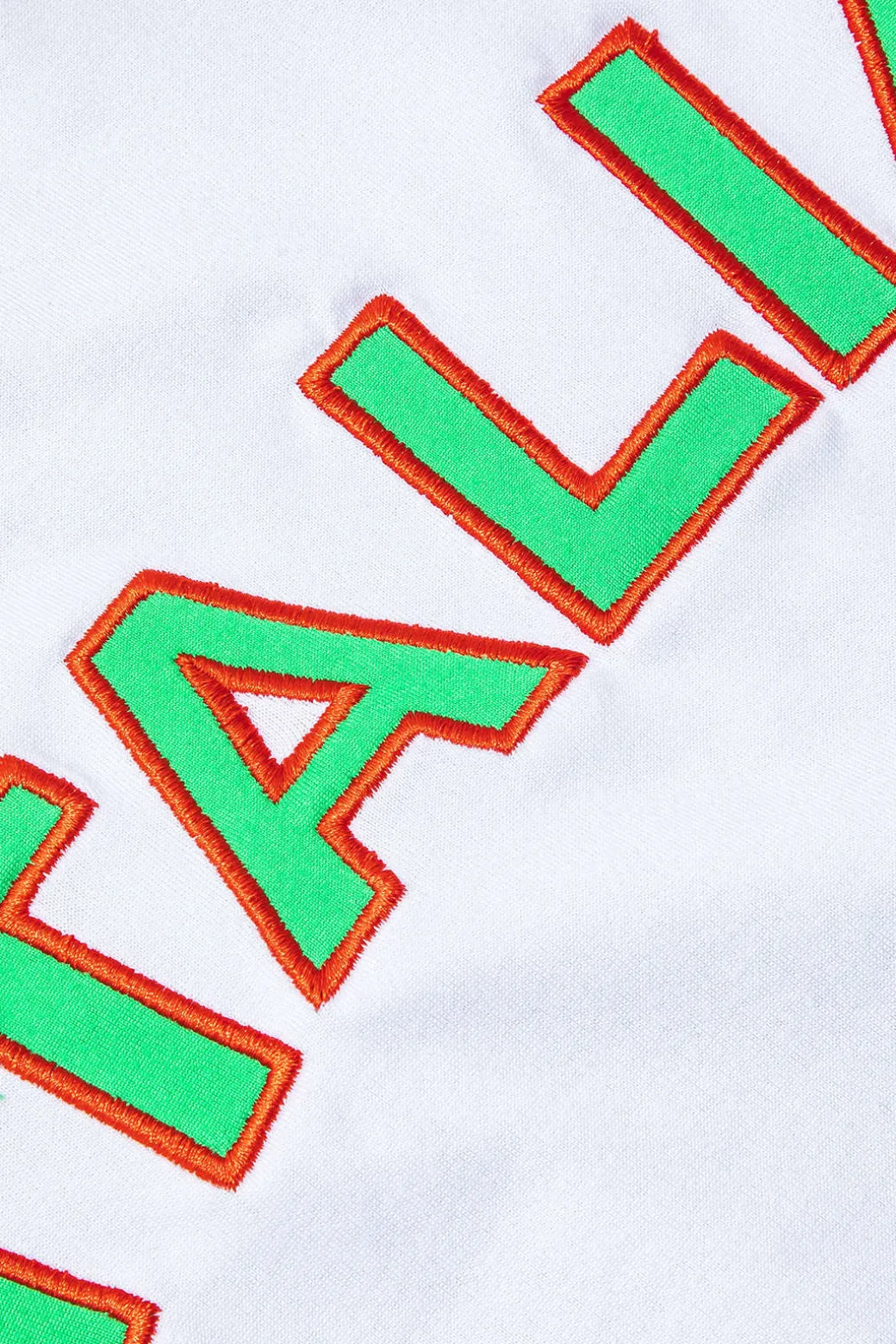 Italia Letter Embroidery T-shirt