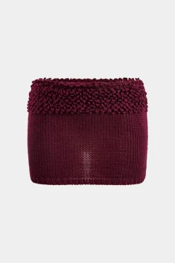 Knit Bell Sleeve Top And Mini Skirt Set