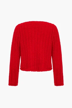 Knit Button Pocket Cardigan