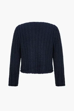 Knit Button Pocket Cardigan