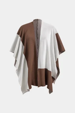 Knit Mock Neck Top And Contrast Top And Pants Set