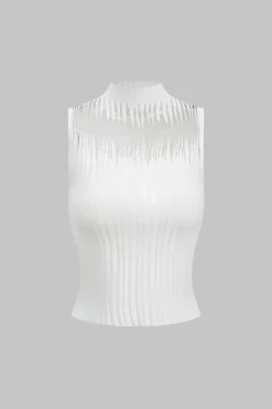 Knit Sleeveless Tank Top