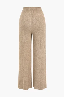 Knit Straight Leg Trousers