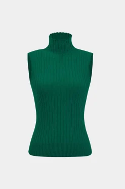 Knit Tank Top And Cardigan And Pants Set