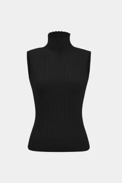 Knit Tank Top And Cardigan And Pants Set