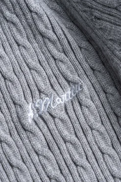 Knitted Button V-Neck Bell Sleeve Long Sleeve Sweater Dress