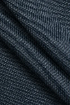 Knitted Contrast Short Sleeve Button Dress