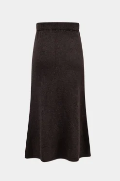 Knitted V-Neck Long-Sleeve Top And Trousers Set