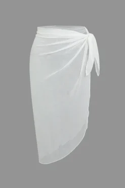 Knot Split Sheer Cover Up