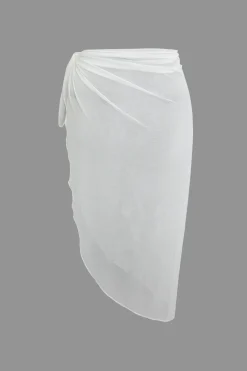 Knot Split Sheer Cover Up
