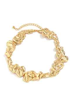 Lava Shape Choker Necklace