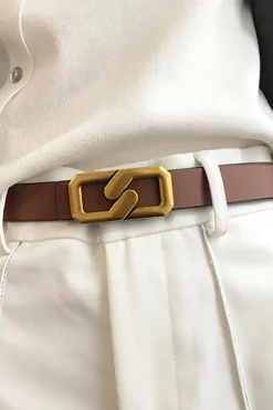 Leather Decorative Waist Belt