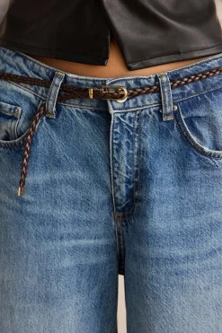 Leather Woven Waist Belt