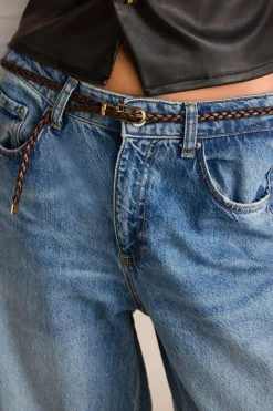 Leather Woven Waist Belt