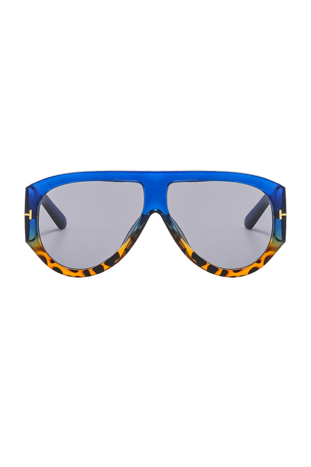Leopard Print Frame Sunglasses