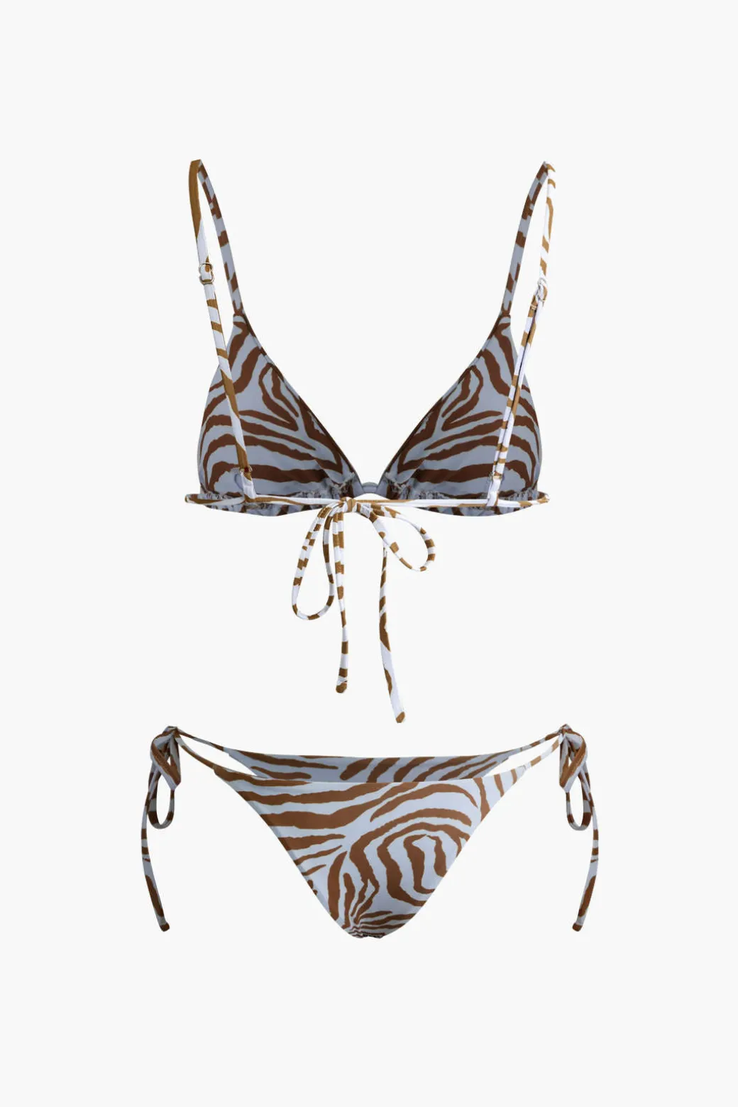 Leopard Print Tied Bikini Set