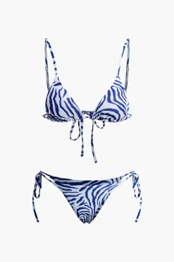 Leopard Print Tied Bikini Set