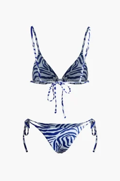Leopard Print Tied Bikini Set