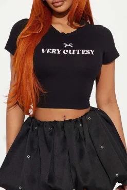 Letter Print Short Sleeve Round Neck T-Shirt