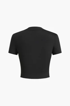 Letter Print T-shirt