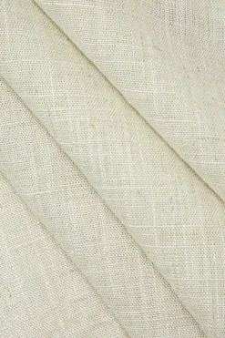Linen-Blend High-Waisted Maxi Skirt