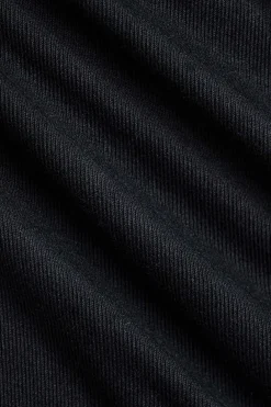 Mesh Patchwork Long-Sleeve Top