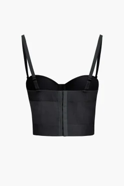 Mesh Underwire Bustier Top