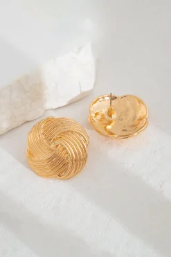 Metal Geometric Earrings