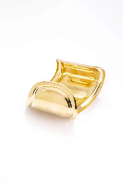 Metal Geometric Wide Bracelet