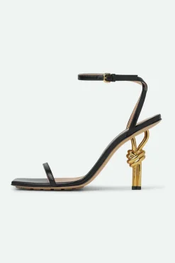 Metallic Almond Toe Heels