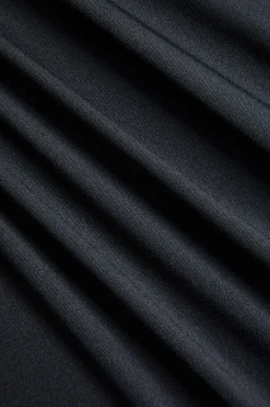 Metallic Detail Tie-Up Long Sleeve Maxi Dress