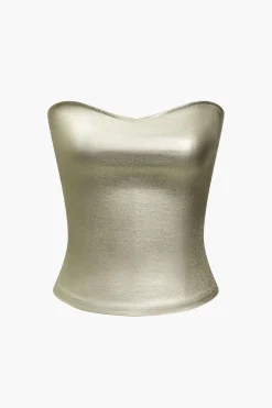 Metallic Tube Top