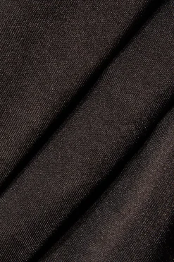 Mock Neck Ruched Mini Dress