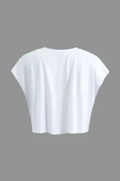 Motorbike Graphic Print Sleeveless T-Shirt