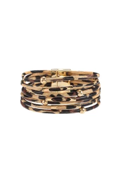 Multi-layer Leopard Print Anklet