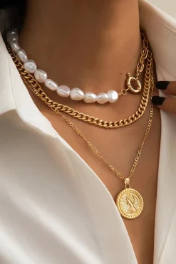 Multi-Layer Pearl Necklace