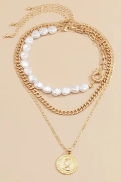 Multi-Layer Pearl Necklace